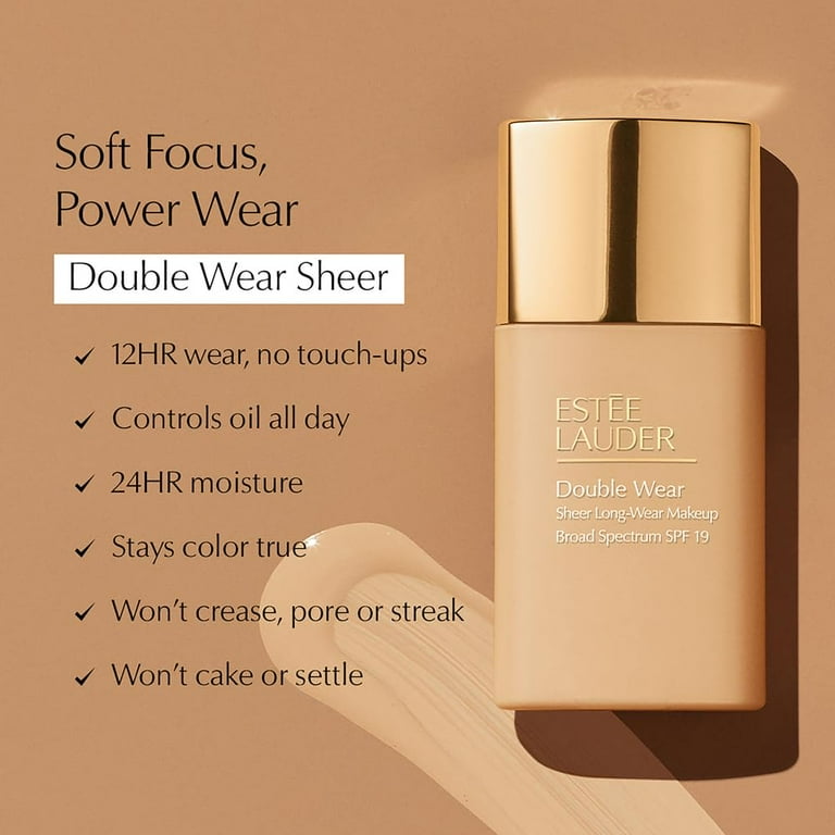Estee Lauder Double Wear Sheer Long-wear Makeup SPF 19 - 4W1 Honey