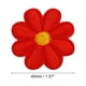 thumbnail image 2 of Parche de flores de Uxcell para planchar, bordado, parche de flores para reparación de ropa, mochila 3.54x3.54" 15 Pcs(Rojo), 2 of 7