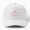 White, variant on Lucky Girl Syndrome Baseball Hat, Coquette Cherry Lifestyle Graphic Design, Classic Cap