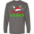 thumbnail image 3 of Inktastic Grampy Claus with Christmas Santa Hat and Snowflakes Long Sleeve T-Shirt, 3 of 5