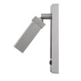 thumbnail image 1 of Cal Lighting LA-8046 Lampe de Chevet Ajustable 3W LED, Acier Brossé, 1 of 1