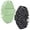 Black-Green, variant on 2-Pack Silicone Body Scrubber Shower Brushes,Exfoliating Body Scrubber for All Skin Type, Eco Friendly Shower Scrubber for Body, Silicone Body Brush for Showering (Gray & Purple)