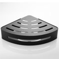 thumbnail image 4 of Estante Triangular Sin Perforaciones Estante De Baño Estante De Ducha De Esquina A Prueba De Herrumbre Organizador De Baño Y Cocina 2 Uds Vogacara HA020768-00, 4 of 6