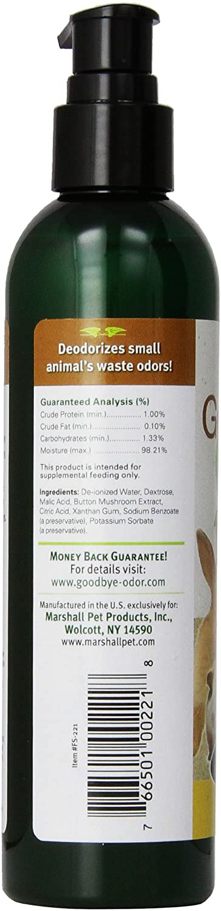 Marshall GoodBye Odor for Small Animals - 8 oz