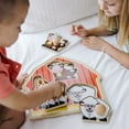 thumbnail image 6 of Melissa & Doug Barnyard Animals Jumbo Knob Wooden Puzzle - Horse, Cow, and Sheep, 6 of 9
