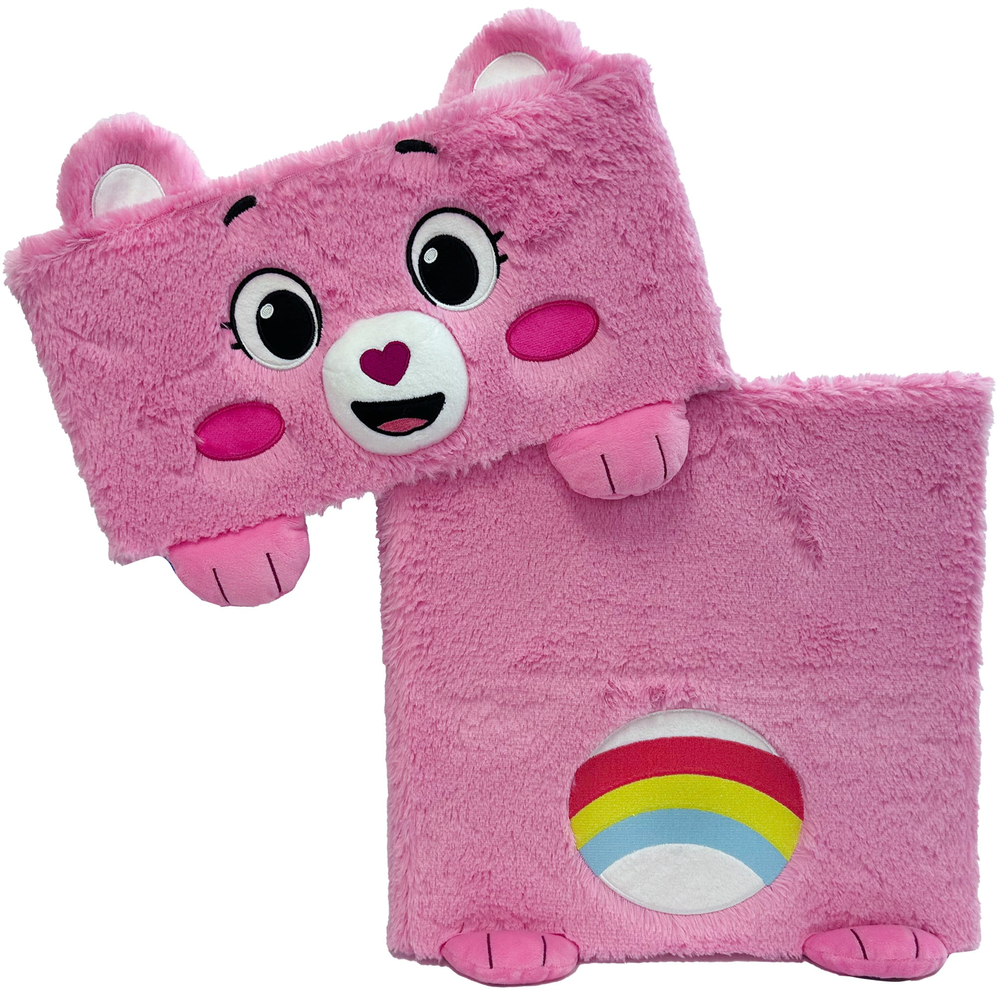 Care Bears: Storables 12" Box - Cheer Bear - Pink Character Themed Bin, Fabric Storage Container, Opening Top Lid, Holds Toys, Books & More, Licensed
