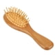 thumbnail image 4 of Cepillo de pelo de paleta, peine redondeado, cepillo de dientes pequeño para desenredar, cepillo de masaje para el cuero cabelludo para salón de belleza en el hogar, 4 of 8