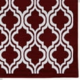 thumbnail image 3 of Capri Quatrefoil Red & Cream 6' 5" x 9' 3" Area Rug, 3 of 5
