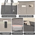 thumbnail image 5 of Laptop Bag for Women College Work Tote Bags Large Capacity Bookbags Shoulder Purse, 15.6 Inch, 5 of 6
