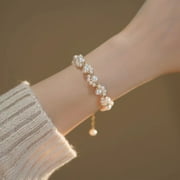 GAOMIN E-COMMERCE Japanese Korean Kitten Claw Pearl Unique Fashionable Design Bracelet Female Jewelry