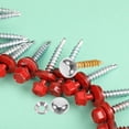 thumbnail image 4 of ETHZZLE 8Pcs Decorative Screw Caps for Wood Metal Hardware Plated Silver Curved Design Fasteners, 4 of 6