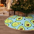 thumbnail image 5 of Sikiie Avocado and Hearts Nativity Christmas Tree Skirt, Jesus Christian Winter Holiday Tree Mat Decoration(30-48IN)48", 5 of 6