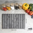 thumbnail image 2 of COZZIVITA Stone Drying Mat Kitchen 60x40cm Dish Drying Mat Coffee Mat Super Absorbent, Quick-Dry, Non-Slip Easy Clean Foldable Space Saving, Grey, 2 of 8