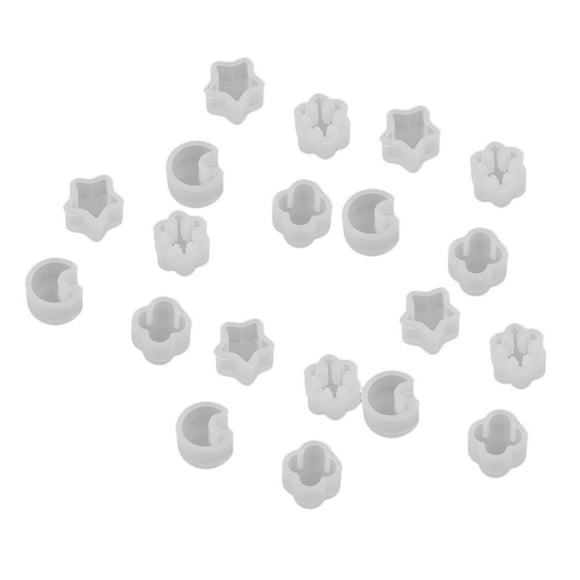 20 Piezas de Silicona Resina Sunnimix Molde de silicona para joyería