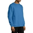 thumbnail image 3 of Hanes Men's and Big Men's Ecosmart Fleece Sweatshirt, up to Size 5XL, 3 of 6