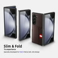 thumbnail image 4 of Dteck for Galaxy Z Fold 6 Wallet Case with Card Holder, Ultra Thin Slim PU Leather Case with Built-in Front Screen Protector for Samsung Galaxy Z Fold6 5G,Black, 4 of 7
