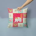 thumbnail image 2 of Exotic Shorthair 4 Cat Love Fabric Decorative Pillow Red, 2 of 4