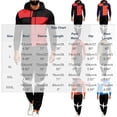 thumbnail image 5 of Lyrehush Casual Outfits for Men Color Block Pullover Hooded Sweatshirt with Jogger Pants Tracksuits, 5 of 5