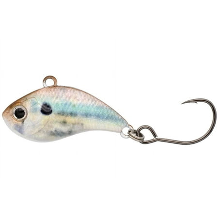 Eurotackle Z-Viber Original - Ultra Light and Ice Fishing Lure - Mini Lipless Crankbait - 1/16oz Rattle Bait 1 Real Threadfin Shad Match The Hatch