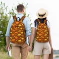 thumbnail image 4 of Balery Dinosaurs and Leaves Mochila Clásica Impresa Básica para Viaje, Mochila Escolar Resistente al Agua, Mochila de Lona con Correas Ajustables-Small, 4 of 5