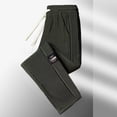 thumbnail image 2 of Curuila Mens Sweatpants With Pocket Solid Color Elastic Waist Drawstring Straight Leg Pants For Men Everyday Wear Fashion Joggers Trousers Size 5Xl, 2 of 4