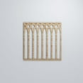 thumbnail image 5 of Ekena Millwork 11 3/8"W x 11 3/8"H x 1/4"T Small Cedar Park Decorative Fretwork Wood Wall Panels, Red Oak, 5 of 13