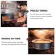 thumbnail image 4 of 2pcs Cooker Shape Kitchen Timer Manual Stainless Steel Mechanical Timer Countdown Cooking Timer, 4 of 4
