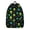 Alien Peace Sign, variant on Alien Peace Sign Black Pattern Backpack for School, Cute School Bag with Adjustable Shoulder Straps and Padded Back, 15.7"x11.8"x5.5"