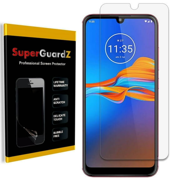[8-Pack] For Motorola Moto E6 Plus SuperGuardZ Screen Protector, Ultra Clear, Anti-Scratch, Anti-Bubble