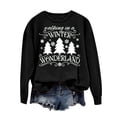 thumbnail image 4 of Qertyioot Chandail d'Hiver pour Femmes Mode Imprimé Noël, Manches Longues Col Rond Chaud Ample Tendance Tricoté, 4 of 4