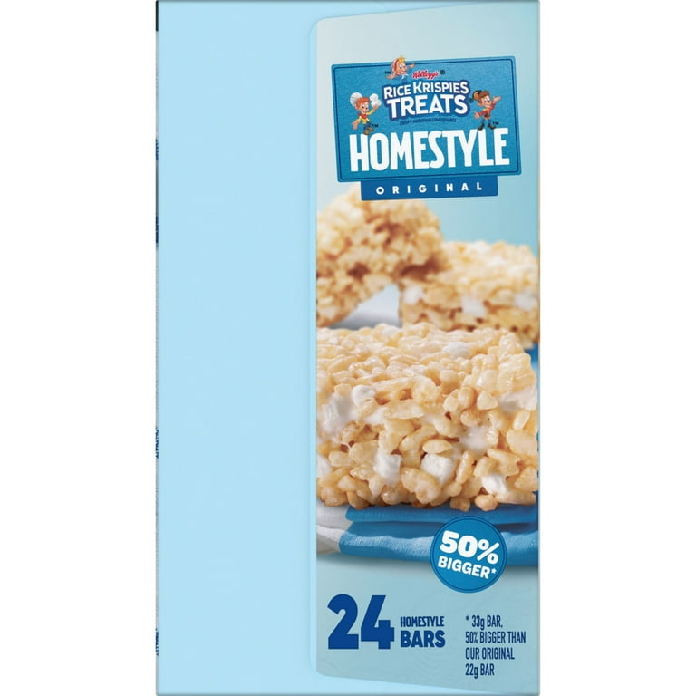 Rice Krispies Treats Homestyle Marshmallow Snack Bars Original, 1.16 Oz, 6  Ct