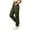 Army Green, variant on Vrorvz Cargo Jogger for Womens Drawstring Elastic Waisted Joggers Slim Leg Pant Outdoor Hiking Pants with Pockets