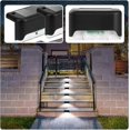 thumbnail image 2 of Solar Step Lights LED Deck: 5 Pack Waterproof and Weatherproof Staircase Lighting - White Light_SZXM, 2 of 5