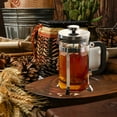 thumbnail image 4 of BEST- 20 Oz Glass Stainless Steel Espresso Tea Maker French Coffee Press Maker Us, 4 of 6