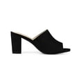 thumbnail image 3 of BLISSFUL STEP Mules à Talons pour Femmes à Enfiler Sandales à Talon Bloc Noires 6,5, 3 of 6
