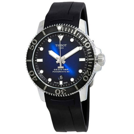 Tissot Men's Seastar 1000 Automatic Analog Midnight 43mm Watch T1204071704100