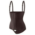 thumbnail image 2 of Viluyesy Shapewear for Womens, Snatched Waist Tummy Control Extra Firm Tight Fit Compression Bodysuit Coffee 3XL, 2 of 4