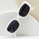 thumbnail image 5 of Gafas de sol de moda Gafas de sol retro Gafas de sol unisex Gafas de sol unisex Forma ovalada De moda Evitar el deslumbramiento Gafas de bloqueo UV para exteriores Blanco ANGGREK Otros, 5 of 8