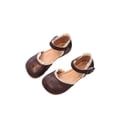 thumbnail image 1 of Toddler Girls Spring Summer Lace Edge Adjustable Soft Soled Shoes Sandals for Kids Size 4.5-5T, 1 of 5