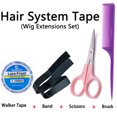 thumbnail image 2 of Wig installation kit set adhesive tape for Lace Wig Toupee front waterproof Hair Tape Double Side Adhesive Super TapeReplacement, 2 of 4