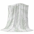 thumbnail image 6 of Spring Green Tree Branches Blanket Soft Cozy Warm Throw Blanket for Couch, Plush Fuzzy Flannel Fleece Blankets for Sofa, Farmhouse Nature Botanical Bed Blankets Lightweight Gifts for Women, 50"x60", 6 of 9
