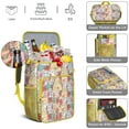 thumbnail image 5 of Travel Cooler Bag - Pioneer Flower Floral Print Pattern Camping Beer Cooler Backpack with Bottle Opener- Waterproof Insulated Picnic Backpacks - Cooler Bag for Beach, 5 of 6