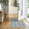 thumbnail image 2 of ODIKA 2'x3' Green Soft Sage Geometric Waves Washable Accent Rug Modern Abstract Lines and Shapes Design Pet Friendly, Bedside Mat for Bedroom, Nursery, RV, 2 of 7