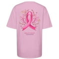 thumbnail image 5 of Razzly Empowering Women's Awareness Month Graphic T Shirt Support Health Awareness With Stylish Design For Comfort And Advocacy For Daily Wear And Special Events Short Sleeve Raglan Shirt(Pink,M), 5 of 5