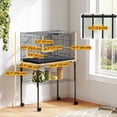 thumbnail image 3 of PawHut 46" H Bird Cage, Parakeet Cages for Budgie, Lovebird, Canary, 3 of 10
