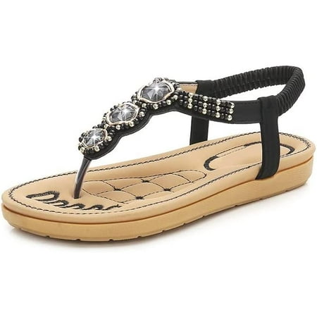 

Fashion Sandals Women s Summer Fashion Women s Shoes Thick-Soled Star Diamond Trend Women s Single Shoes All-Match Summer Sandals for Women (Color : A2 Size : 7.5)