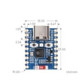 thumbnail image 4 of Esp32 C6 Zero M Development Board Wifi 6 Esp32 Mini Module Dual Processor Supports 2.4Ghz Wifi Bluetooth Le Module, 4 of 5