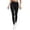 Black, variant on Tqcoqu High Waist Tummy Control Leggings for Women,Wide Waistband Stretch Full Length Yoga Pants,Solid Color Athletic Casual Leggings