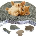 thumbnail image 1 of Neinkie Tapis à Gratter pour Chat, Grattoir en Carton, Tapis à Gratter pour Chat, Surface Double Texture Unique Design Durable, 1 of 9