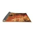 thumbnail image 2 of Ahgly Company Indoor Square Oriental Orange Industrial Area Rugs, 7' Square, 2 of 4